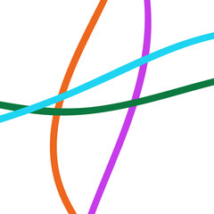 Colorful abstracts lines background 