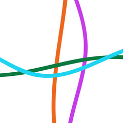 Colorful abstracts lines background 