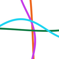 Colorful abstracts lines background 