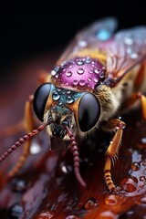 close up of a fly