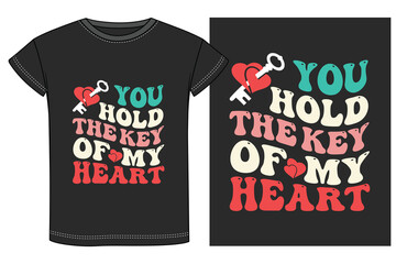 Fototapeta premium Valentine's Day T-Shirt Design Vectors. Vintage Valentine's Day t-shirt. Vintage t-shirt.