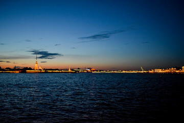 night Petersburg