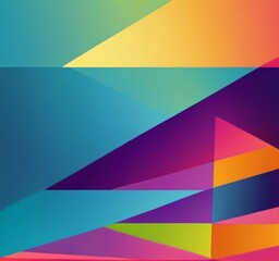 Obraz premium abstract colorful background with various shapes 