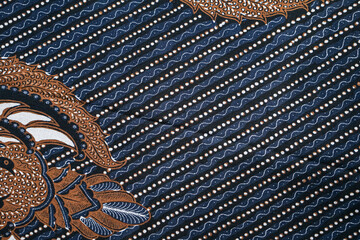 Batik cloth craftsmen from indonesia