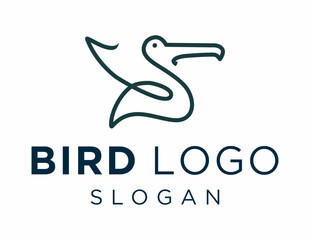 Logo about Bird on a white background. created using the CorelDraw application.