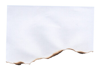 Stylish Transparent Burned Paper Edge