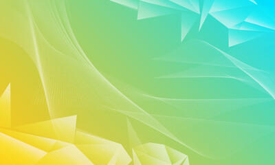 Triangle and abstract wavy design background vector. Triangle wavy background vector