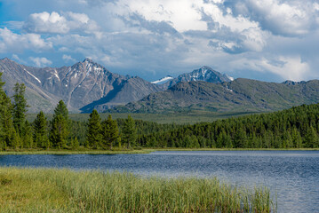 lake in the mountains