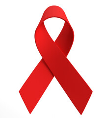 red ribbon bow day 1 first december symbol hiv support sign care illness virus awareness disease protection prevention help hope medical campaign treatment safety stop blood charity fight blood sexual - obrazy, fototapety, plakaty