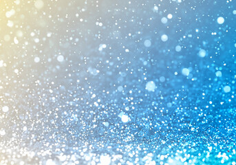 キラキラ輝く雪のイメージ背景素材 - obrazy, fototapety, plakaty