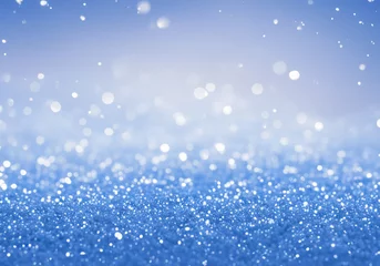 Foto op Plexiglas キラキラ輝く雪のイメージ背景素材 © STORY