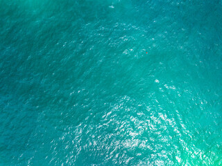 Sea water surface ocean background, Bird's eye view ocean in sunny day,Sea ocean waves water...