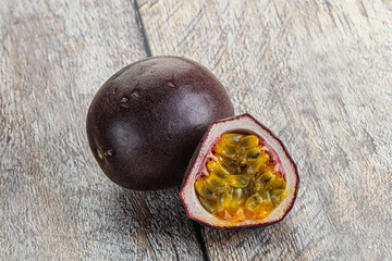 Tropical sweet and juicy passionfruit