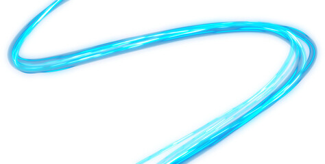  Abstract Blue Neon Motion