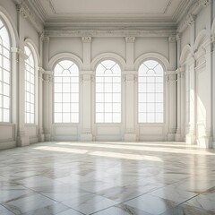 Empty room interior luxury background