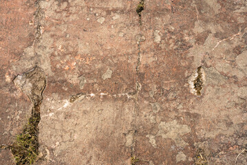 Vintage red, cement wall, close-up, background image,