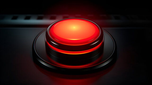 red switch on a red background,  Indonesia 3d Round Button