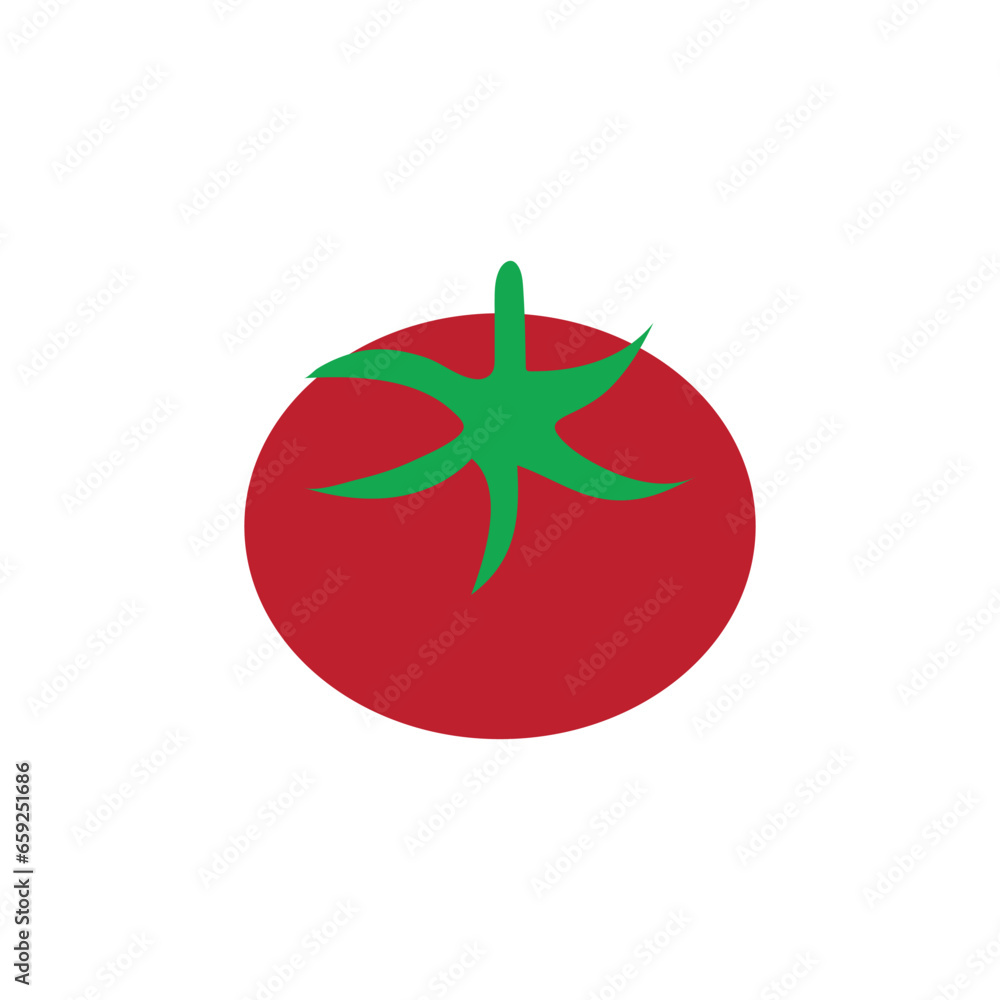 Poster tomato logo icon