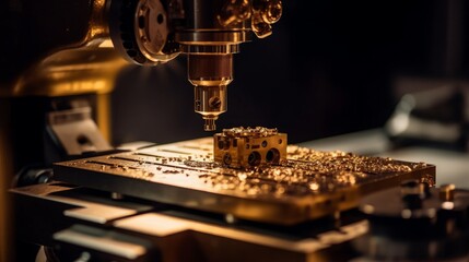 The Art of Precision: Unveiling the Masterful Stitch with Vintage Sewing Machines and Crafted Steel Needles in the Industrial Era, generative AI