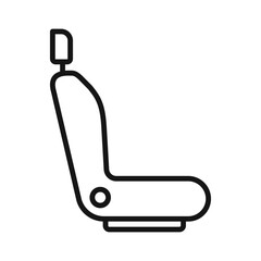 Car Part Icon, Car Seat Icon