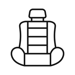 Car Part Icon, Car Seat Icon