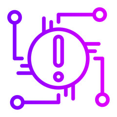 networking gradient icon