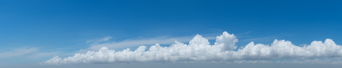 Naklejka na ściany i meble White Clouds In Blue Sky