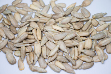 sunflower seeds close up
