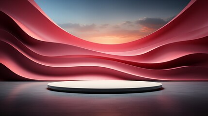 Embarking on a Journey: Exploring Artistic Wave Designs for Business Concepts with Vibrant Colors and Futuristic Vectors, generative AI
