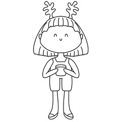 cartoon, illustration, vector, woman, people, fashion, child, hat, dress, character, person, drawing, boy, smile, lady, red, baby, fun, smiling, kid, children, christmas, icon, costume