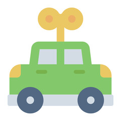 Toy Car flat icon
