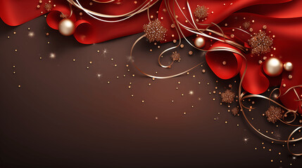 Festive Greeting Card Background with Space for Text