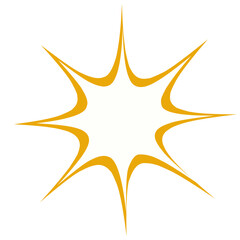 Gold Star Illustration 