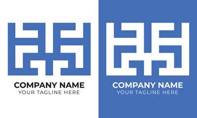 Professional creative corporate modern minimal abstract business logo design template