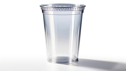 empty plastic cup - Powered by Adobe