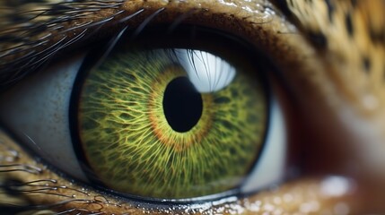 reptile eye with narrow pupil