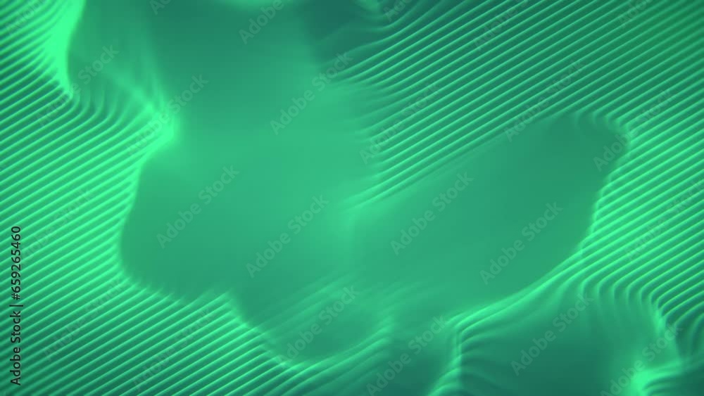 Aufkleber abstract animated pattern of a series of curved lines 3d rendering 4k