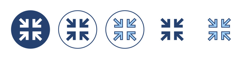 Obraz premium Fullscreen Icon vector. Expand to full screen sign and symbol. Arrows symbol