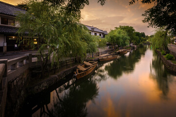 倉敷 美観地区 早朝