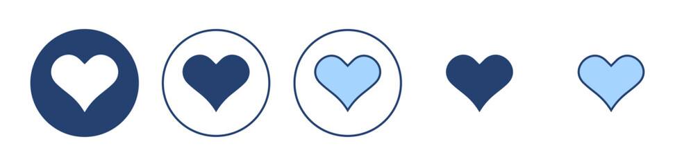 Love icon vector. Heart sign and symbol. Like icon vector.