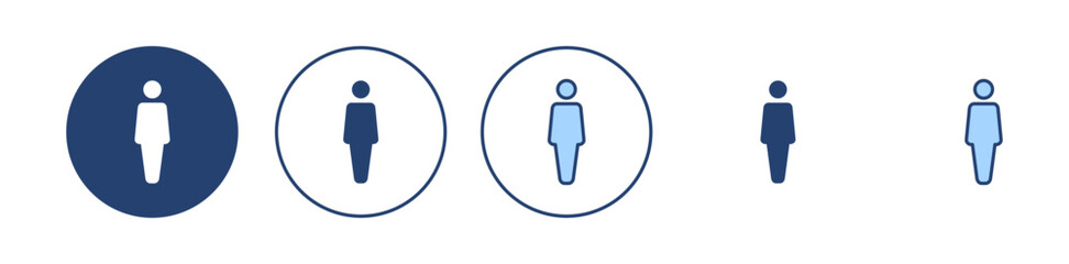 Man icon vector. male sign and symbol. human symbol