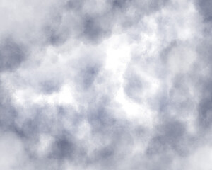 曇り空の水彩風イメージイラスト　背景