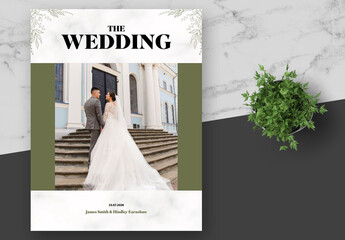 Green Wedding Photography Gallery Book