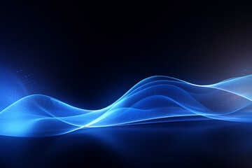 Fototapeta premium Dark blue abstract wave, background or pattern, creative design template