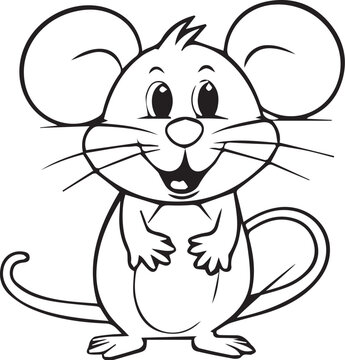  Mouse Cartoon Coloring Pages