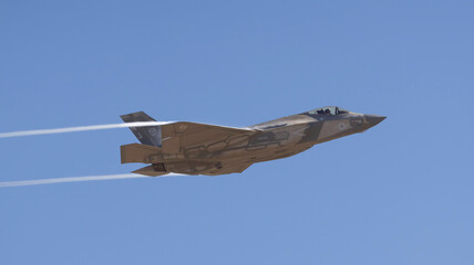 Fototapeta na wymiar Fighter Jet at an Airshow in California