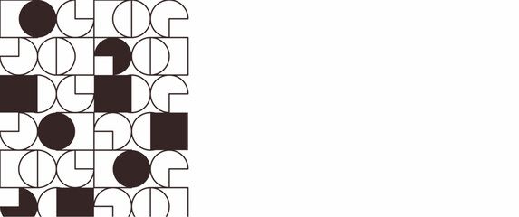 set of black and white memphis geometric shape vector illustration good for background, template, element, poster