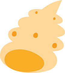 sea shell hand drawn isolate