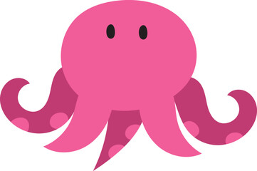 octopus hand drawn isolate