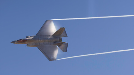 Fototapeta na wymiar Fighter Jet at an Airshow in California